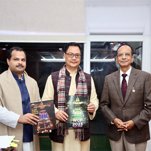 Dr RK Tyagi with Shri Kiren Rijiju 